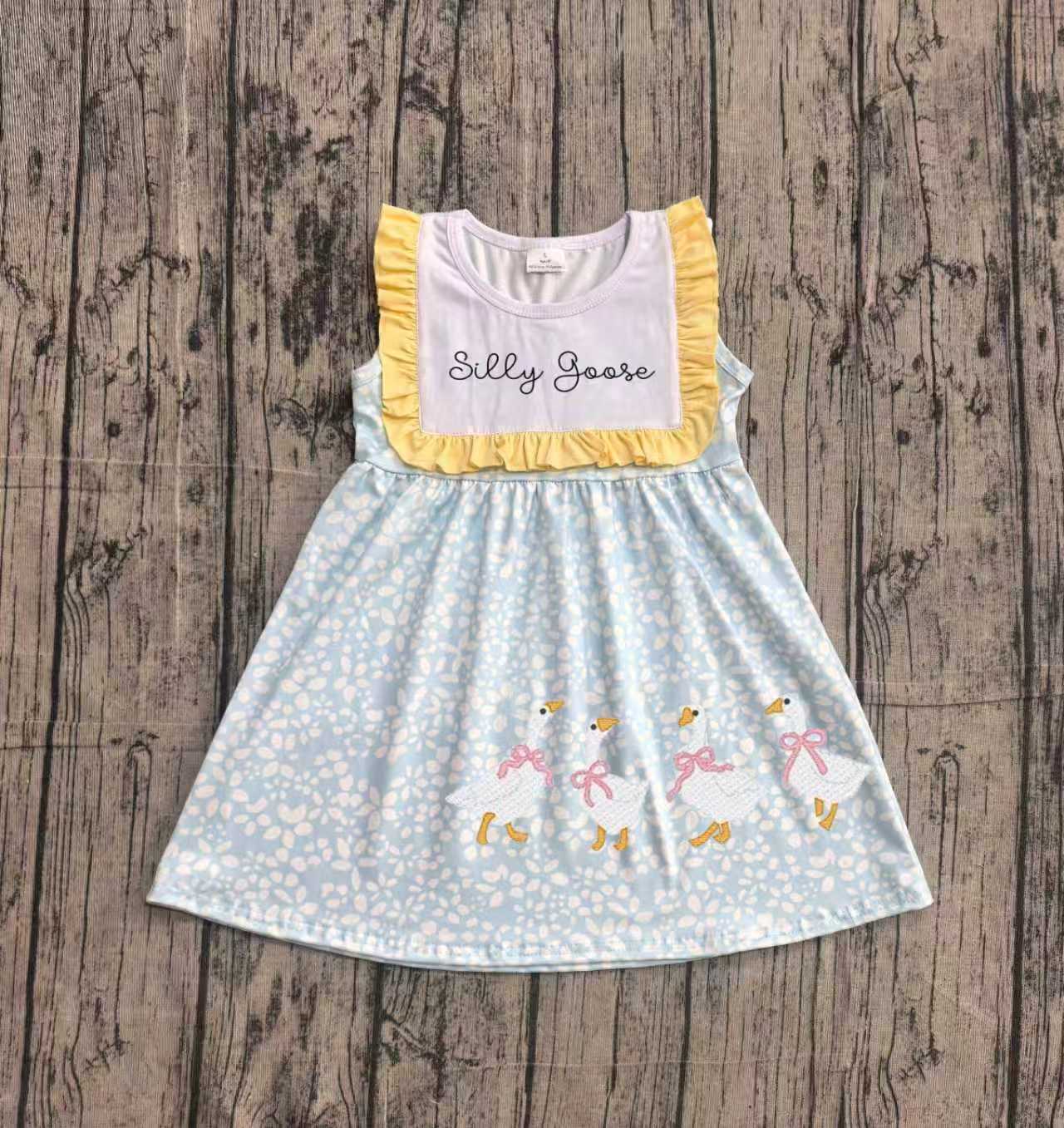 GSD2970 embroidery goose girl  dress 202604  preorder