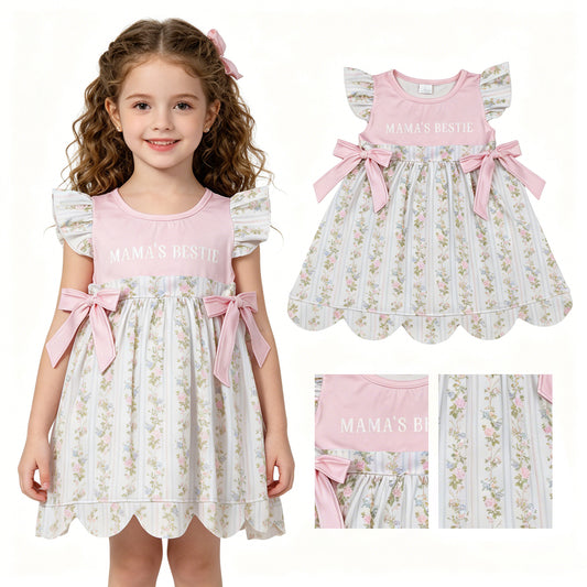 GSD2973 MAMA'S BESTIE girl  dress 202605 RTS