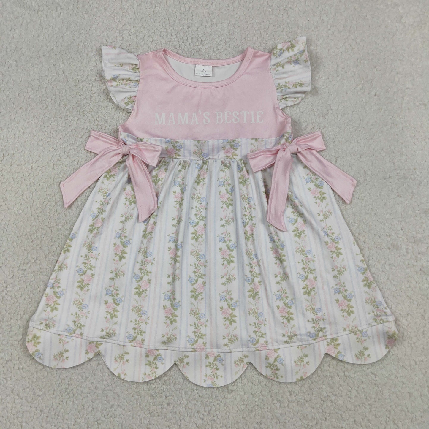 GSD2973 MAMA'S BESTIE girl  dress 202605 RTS