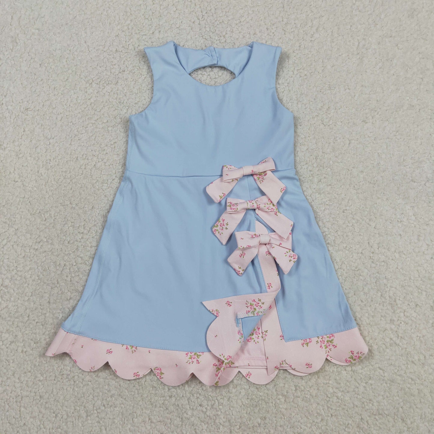 GSD3030 YOGA flower Easter Bunny girl  dress 202604 RTS