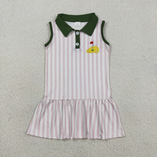 GSD3142 embroidery golf girl summer dress 202601 RTS