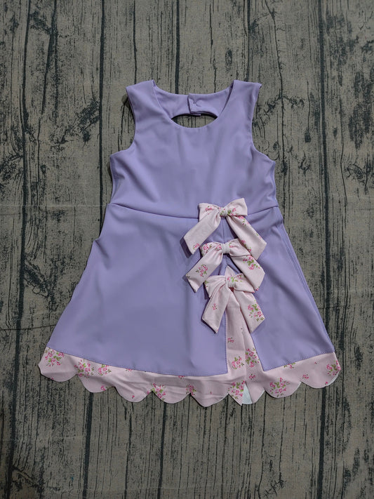 GSD3317  bow yoga purple GIRL summer outfit 202603  preorder