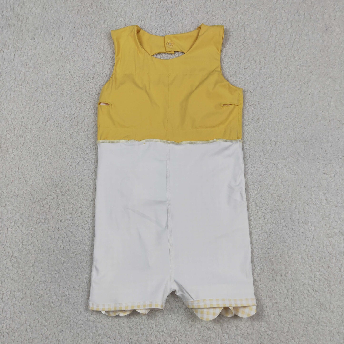 GSD3318  bow yoga yellow GIRL summer outfit 202605 RTS