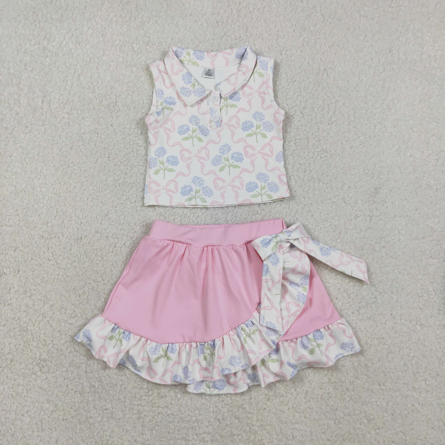 GSD3478 yoga bow girl summer dress 202601 RTS