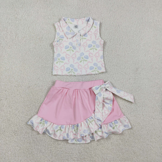 GSD3478 yoga bow girl summer dress 202601 RTS