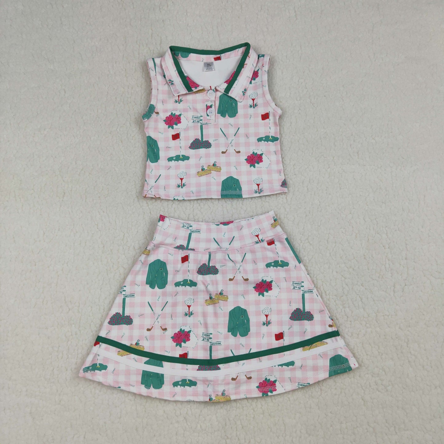 GSD3520  golf yoga GIRL summer outfit 202603 RTS