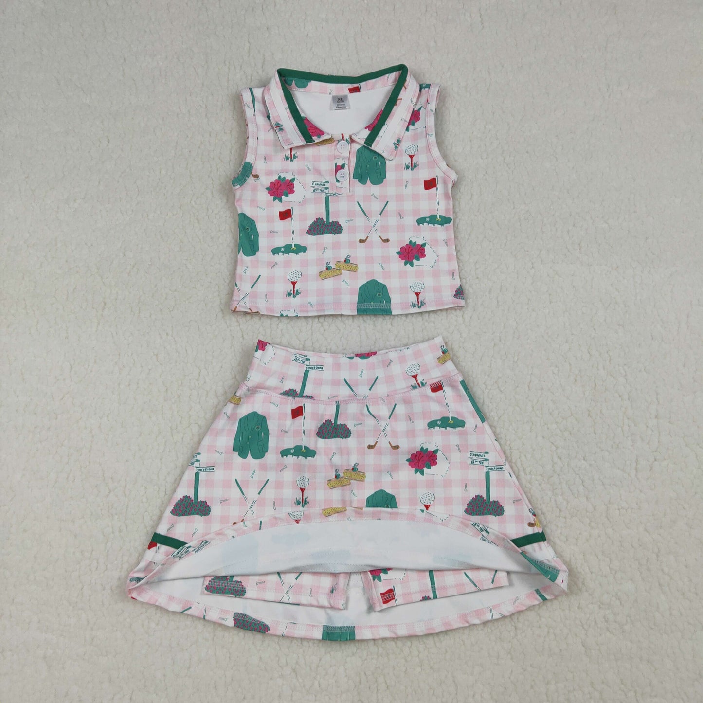 GSD3520  golf yoga GIRL summer outfit 202603 RTS