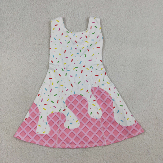 GSD3594 YOGA ice cream camo girl  dress 202603 RTS