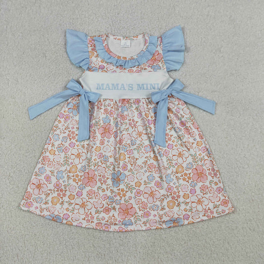 GSD3648 mama's mini bow girl  dress 202603 RTS