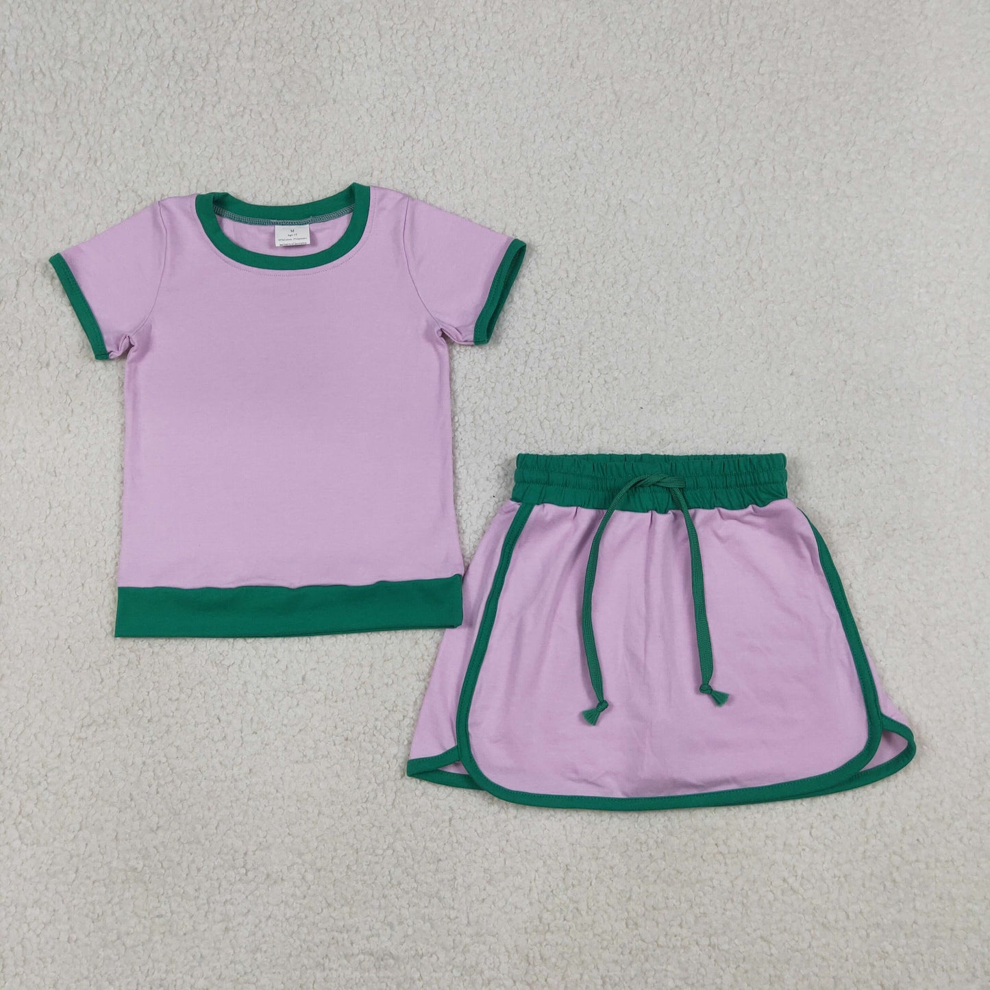 GSD3672  pink kids girl outfit  202604 RTS