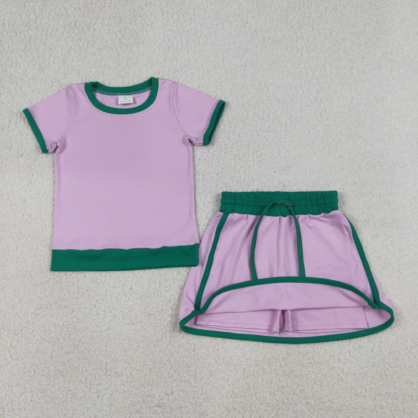 GSD3672  pink kids girl outfit  202604 RTS