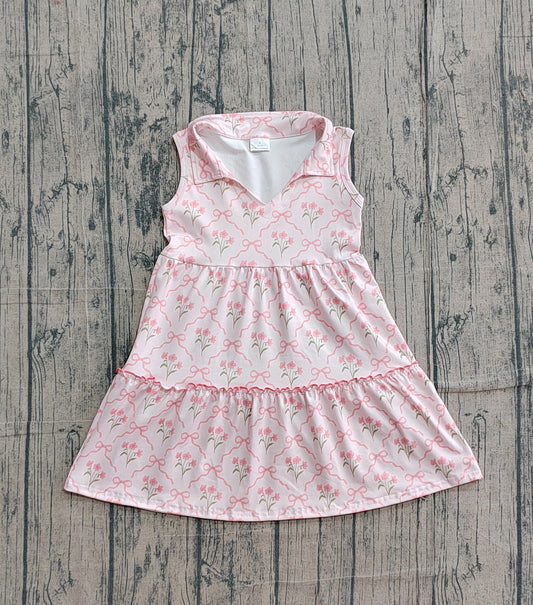 GSD3678 western FLOWERS  girl dress 202603 RTS