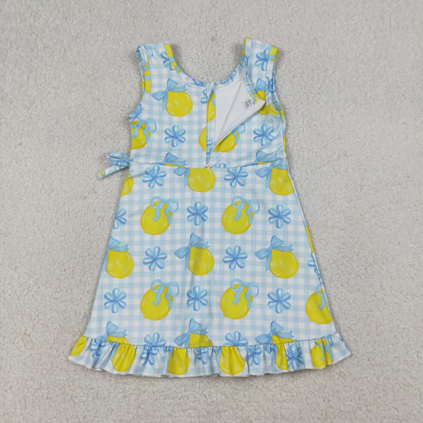 GSD3684 yoga lemon girl  dress 202603 RTS