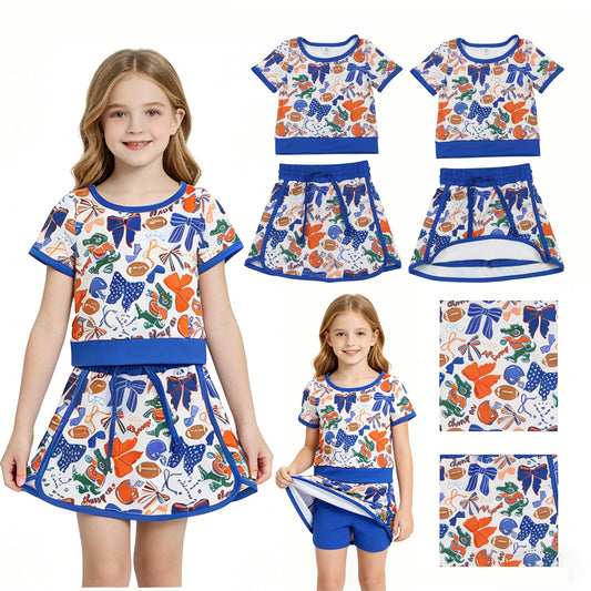 GSD3698  football calon bow yoga girl outfit 202604 RTS