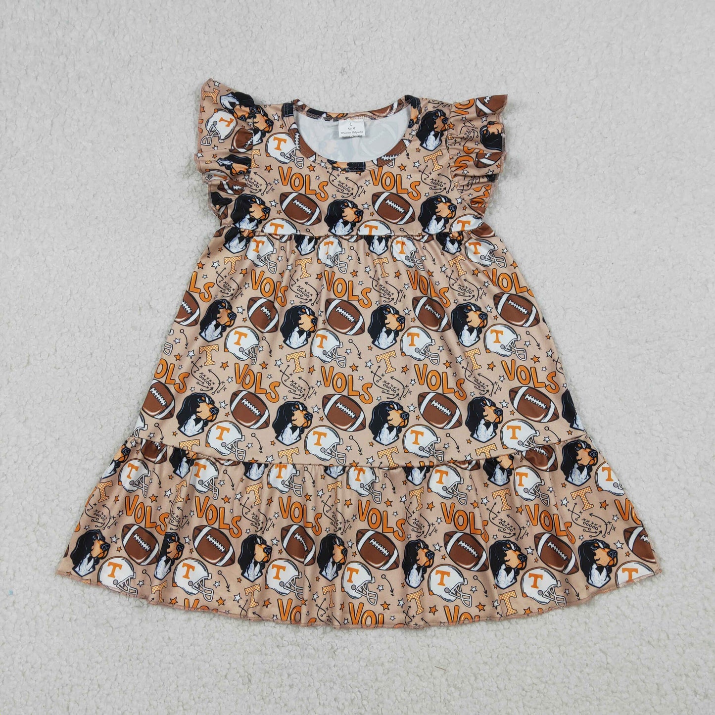 GSD3703 Team T VOLS girl  dress 202603 RTS