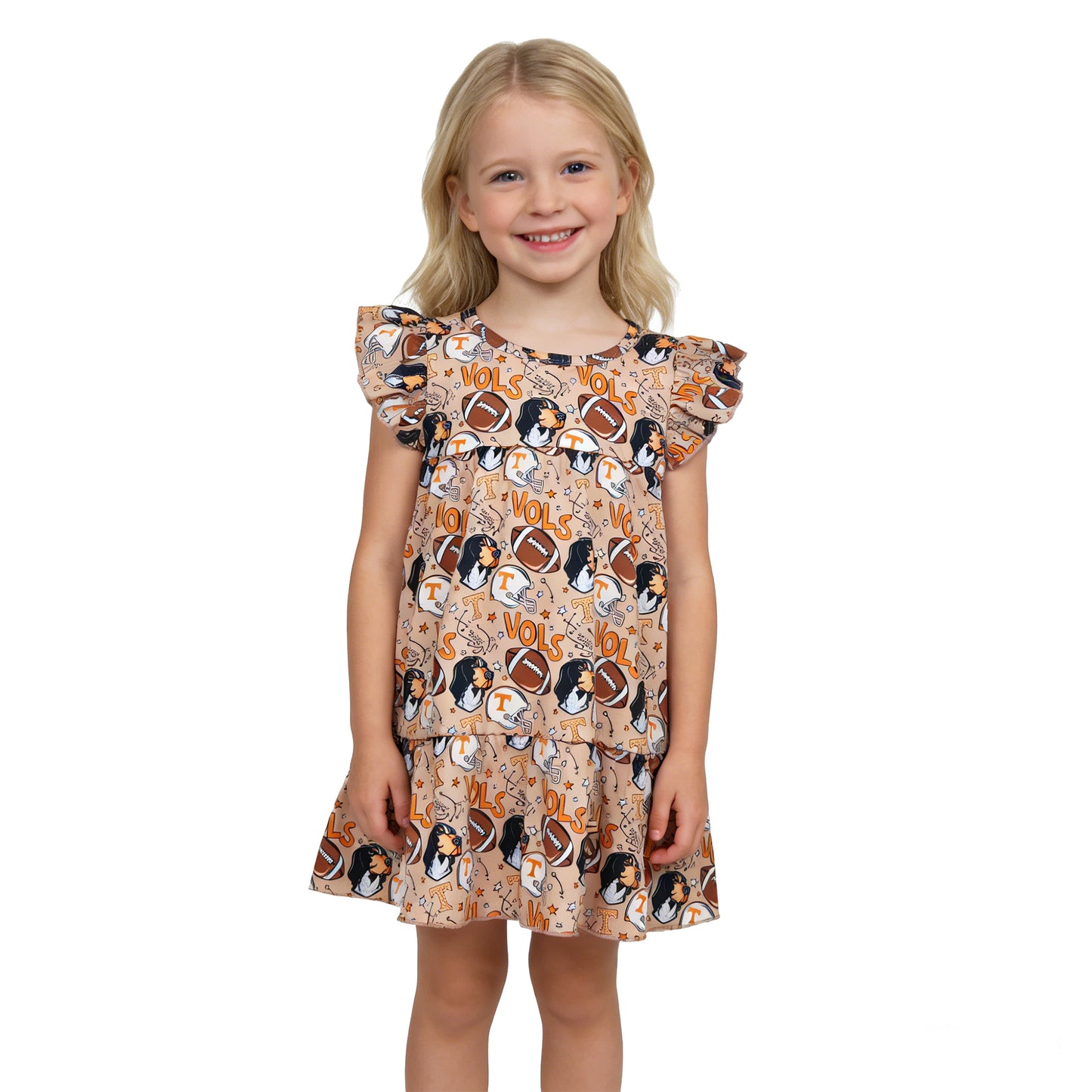 GSD3703 Team T VOLS girl  dress 202603 RTS