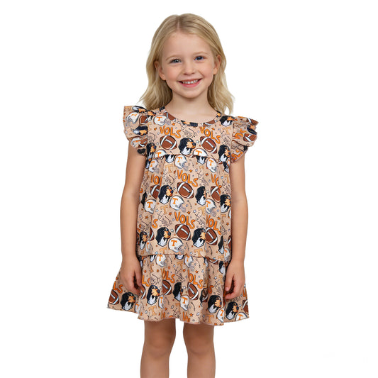 GSD3703 Team T VOLS girl  dress 202603 RTS