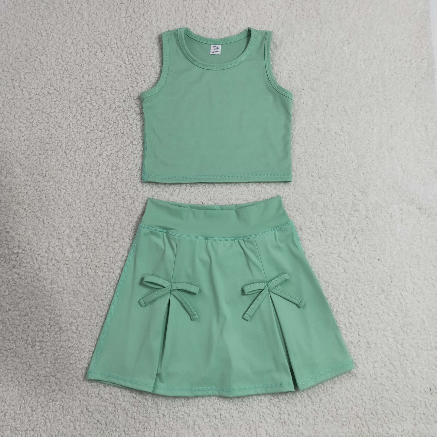 GSD3760 yoga GREEN BOW GIRL summer outfit 202607 RTS