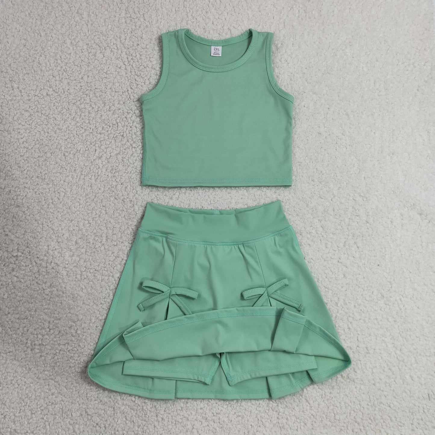 GSD3760 yoga GREEN BOW GIRL summer outfit 202607 RTS