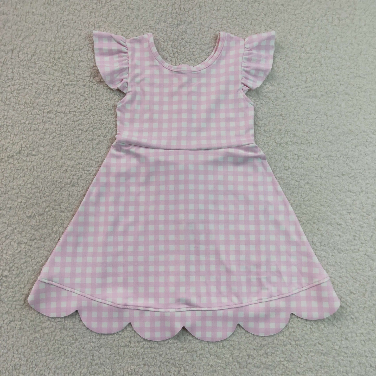 GSD3796 yoga  scallop girl dress ruffle rts