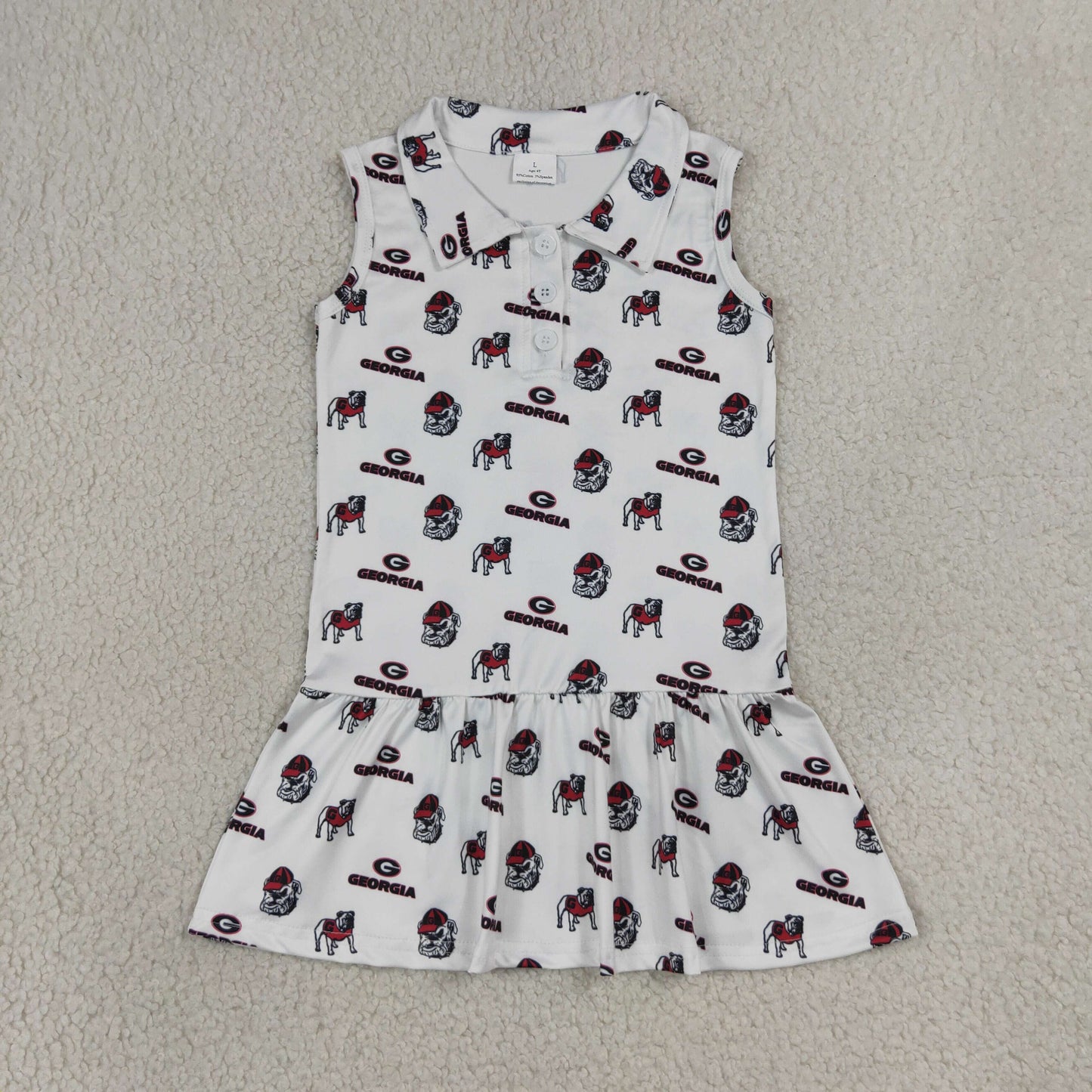 GSD3865 Georgia team girl dress 202608 RTS
