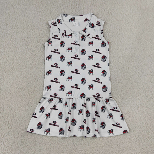 GSD3865 Georgia team girl dress 202608 RTS