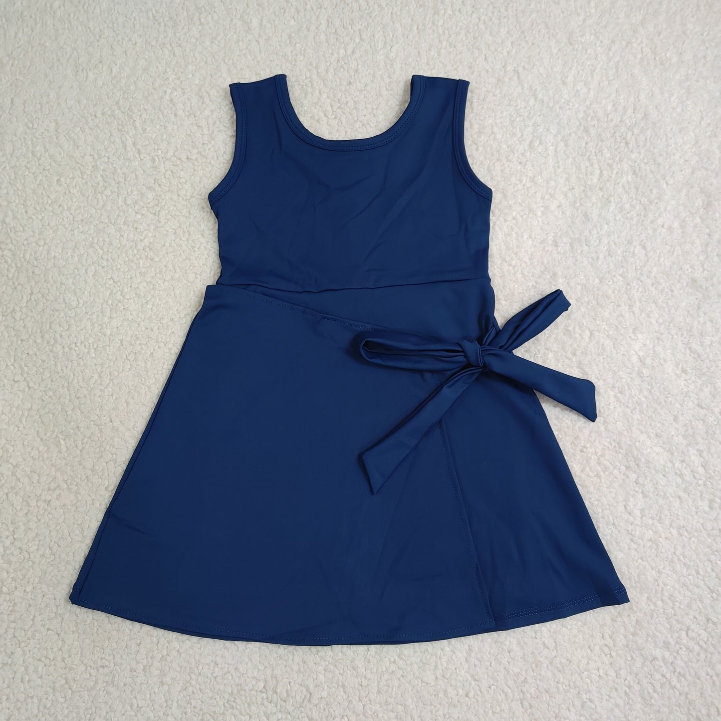GSD3880 yoga blue ruffle girl  outfit skirt  202608 RTS