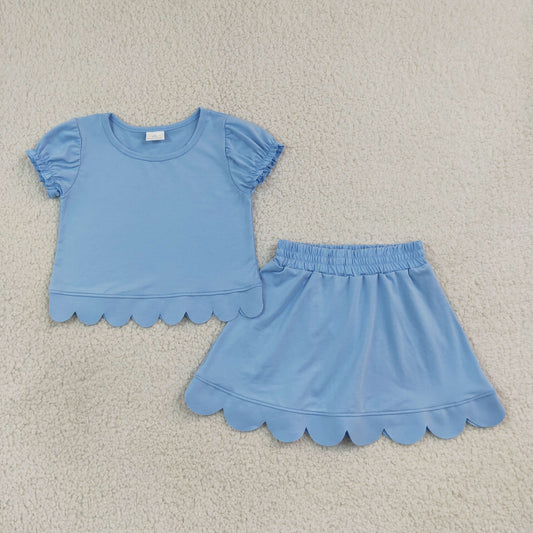 GSD3933 scallop yoga PINK girl  outfit skirt  202608 rts