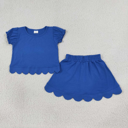 GSD3937 scallop yoga YELLOW girl  outfit skirt  202608 rts
