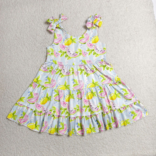 GSD3965 watermelon lemon girl  dress 202605  preorder 202607 rts