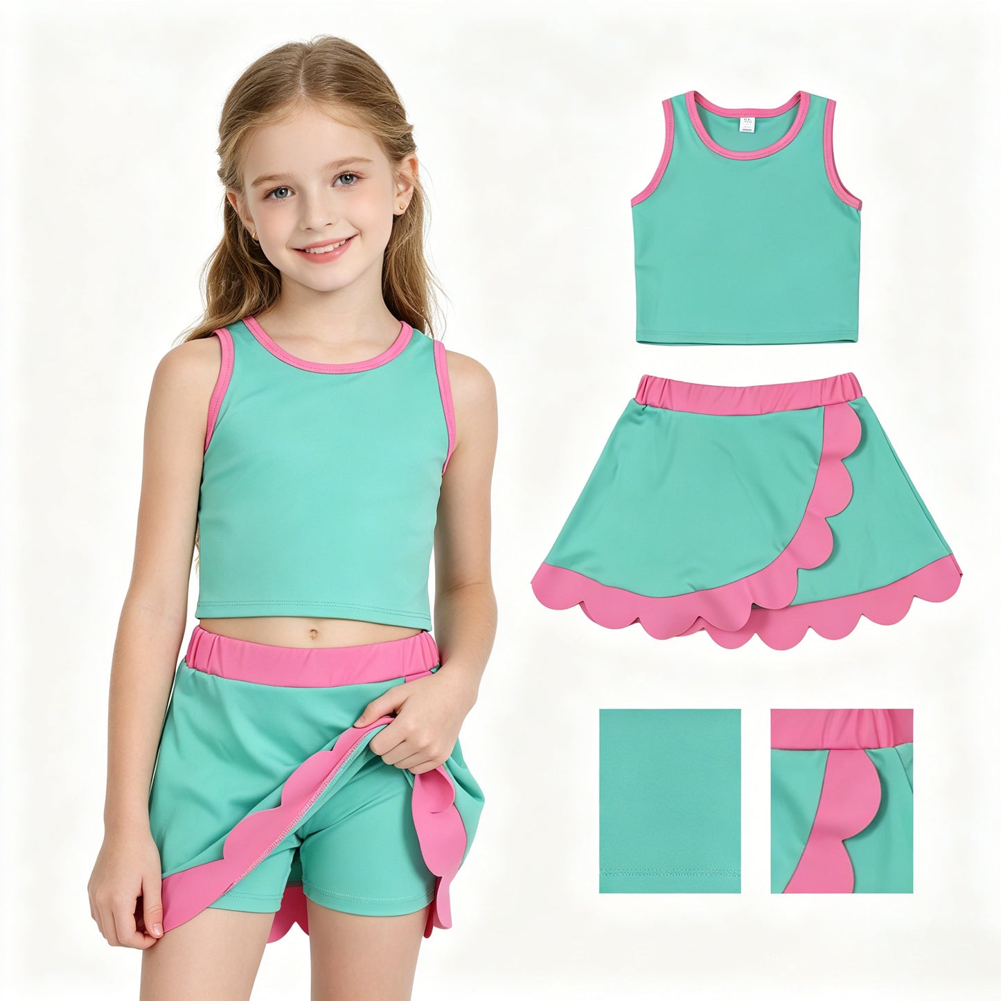 GSD4012  yoga sports girl  outfit skirt  202605 RTS