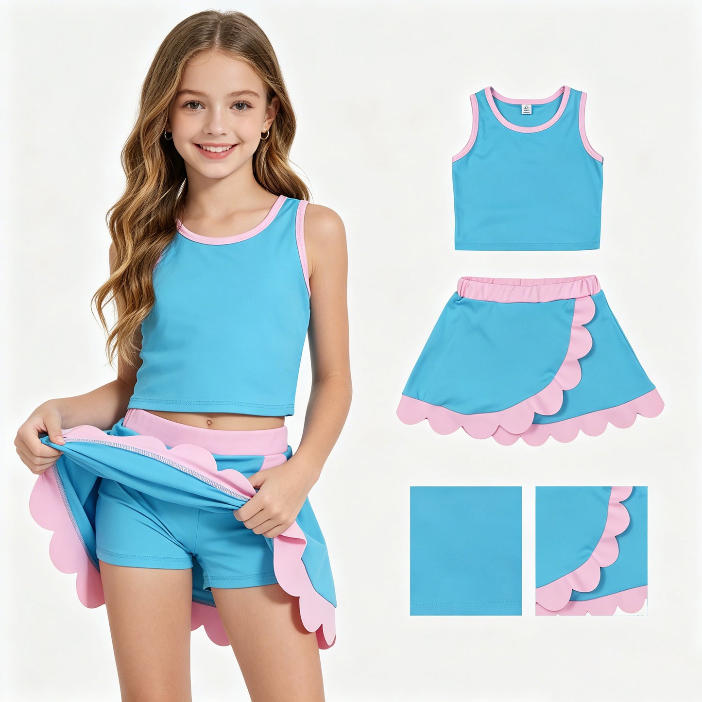 GSD4013  yoga sports girl  outfit skirt  202605 RTS