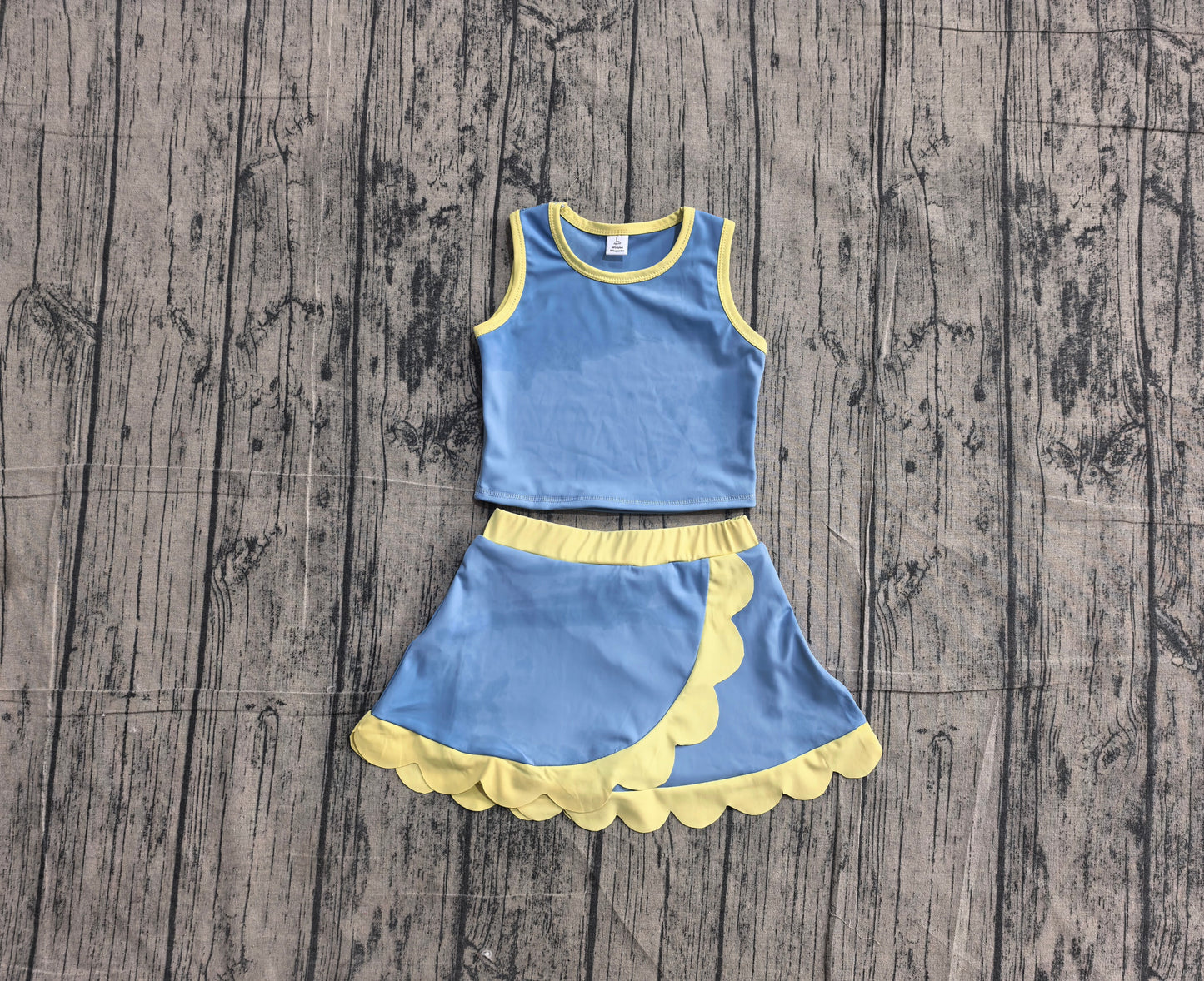 GSD4022 yoga sports scallop girl  outfit skirt  202605 PREORDER