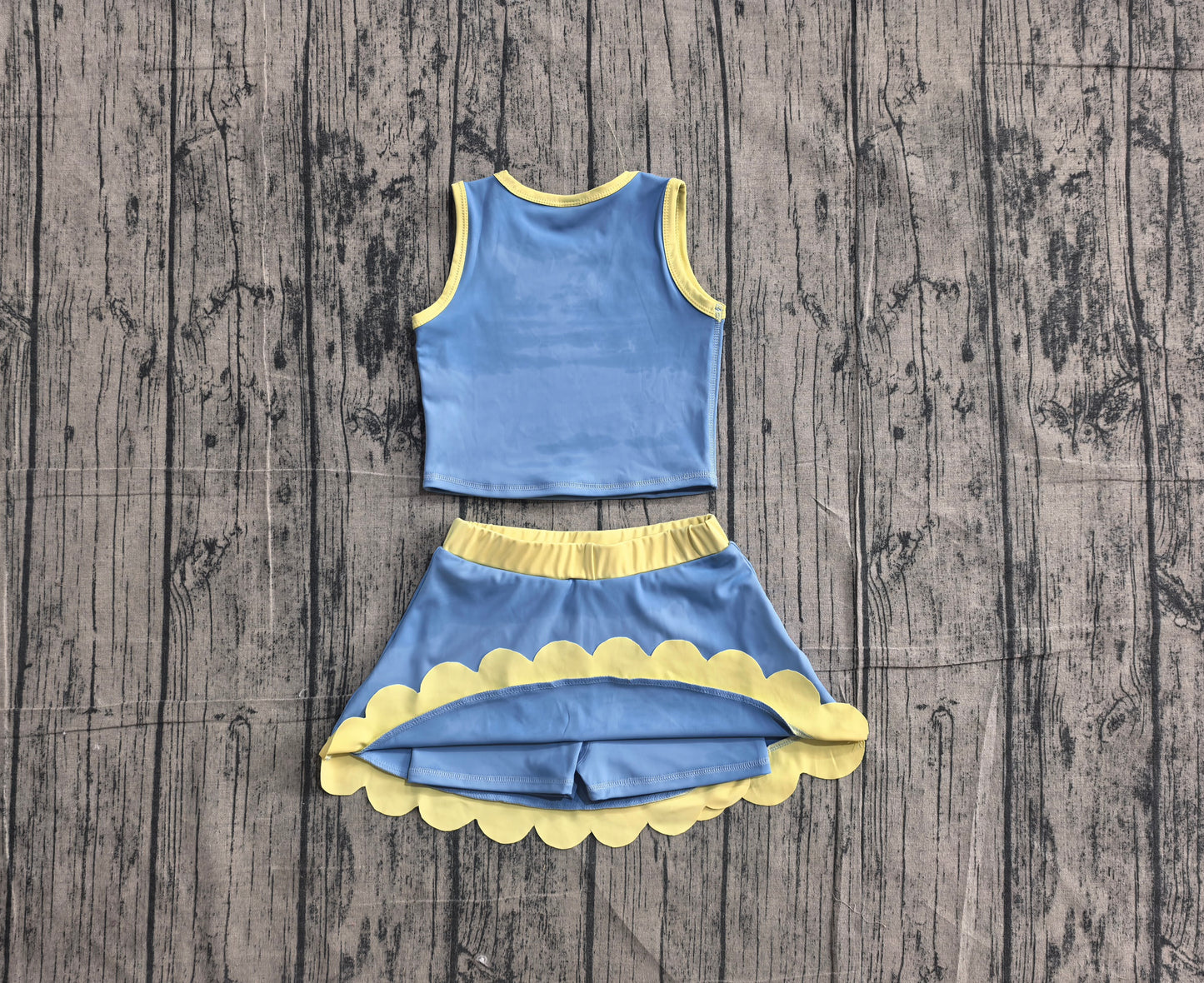 GSD4022 yoga sports scallop girl  outfit skirt  202605 PREORDER