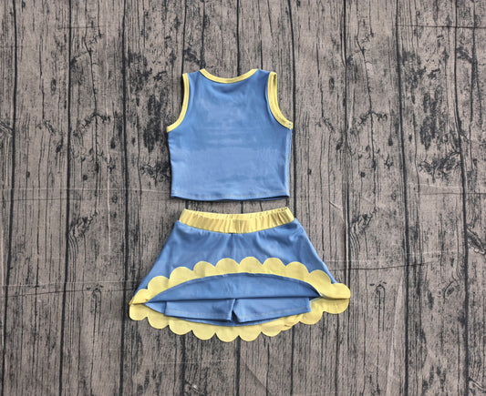 GSD4022 yoga sports scallop girl  outfit skirt  202605 PREORDER