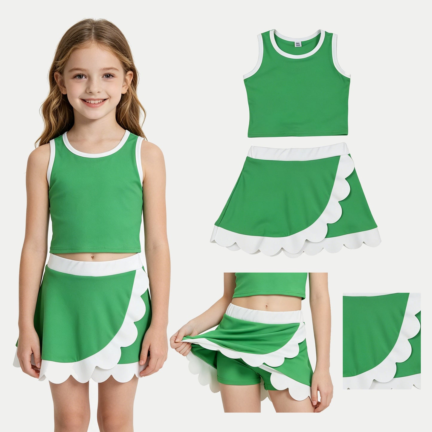 GSD4025  yoga sports girl  outfit skirt  202605 RTS