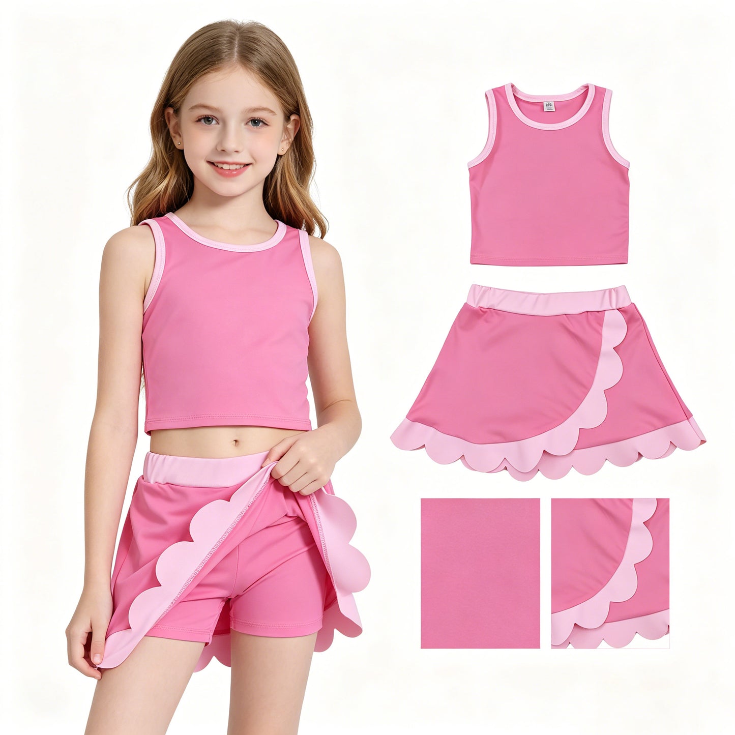GSD4063 yoga sports girl  outfit skirt  202605 RTS