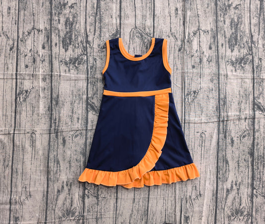 GSD4131   YOGA preorder black solid  Princess cartoon girl dress ruffle