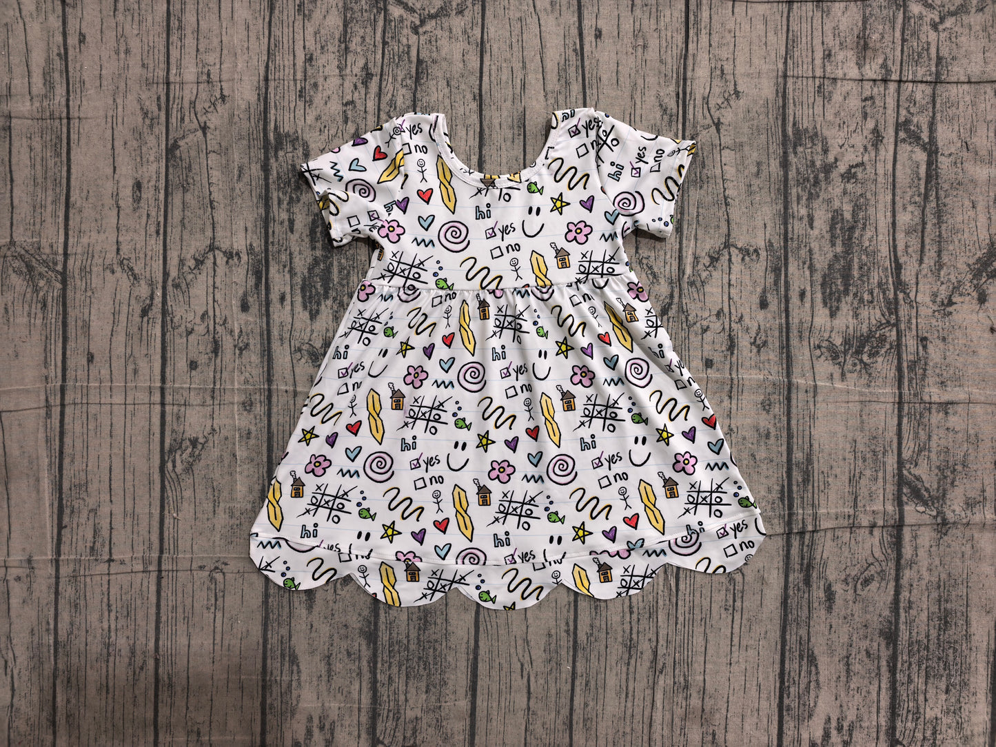 GSD4157-S开始 YOGA Follower scallop girl dress ruffle preorder 202606