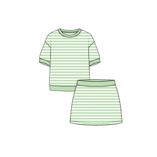 GSD4161 yoga stripe girl  outfit skirt  202605 preorder