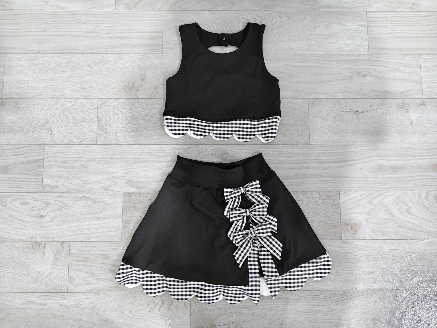 GSD4176  yoga scallop sports girl  outfit skirt  202607 preorder