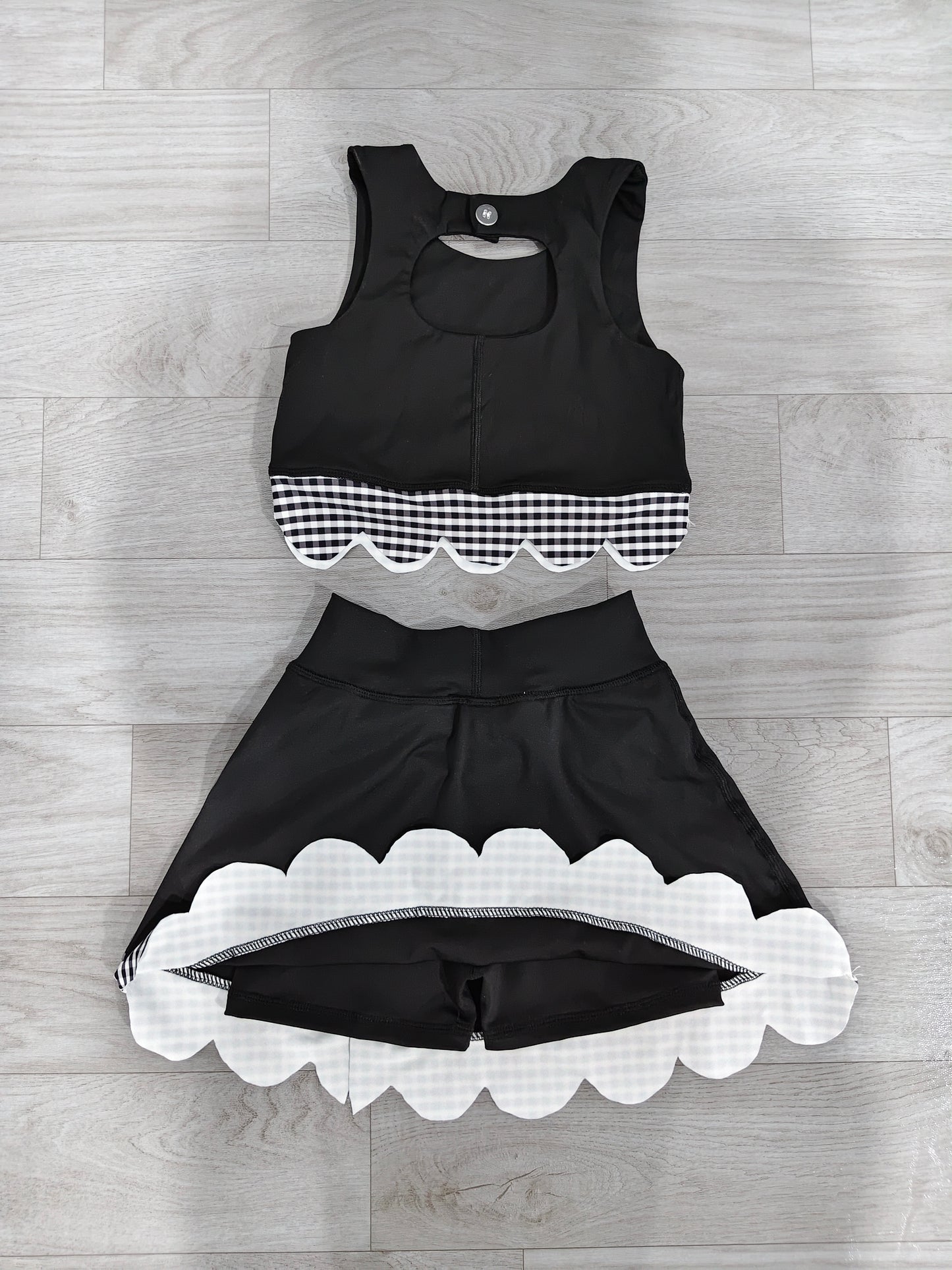 GSD4176  yoga scallop sports girl  outfit skirt  202607 preorder