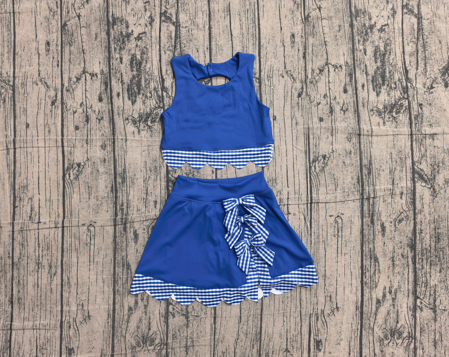 GSD4177 yoga BLUE sports girl  outfit skirt  202605 preorder