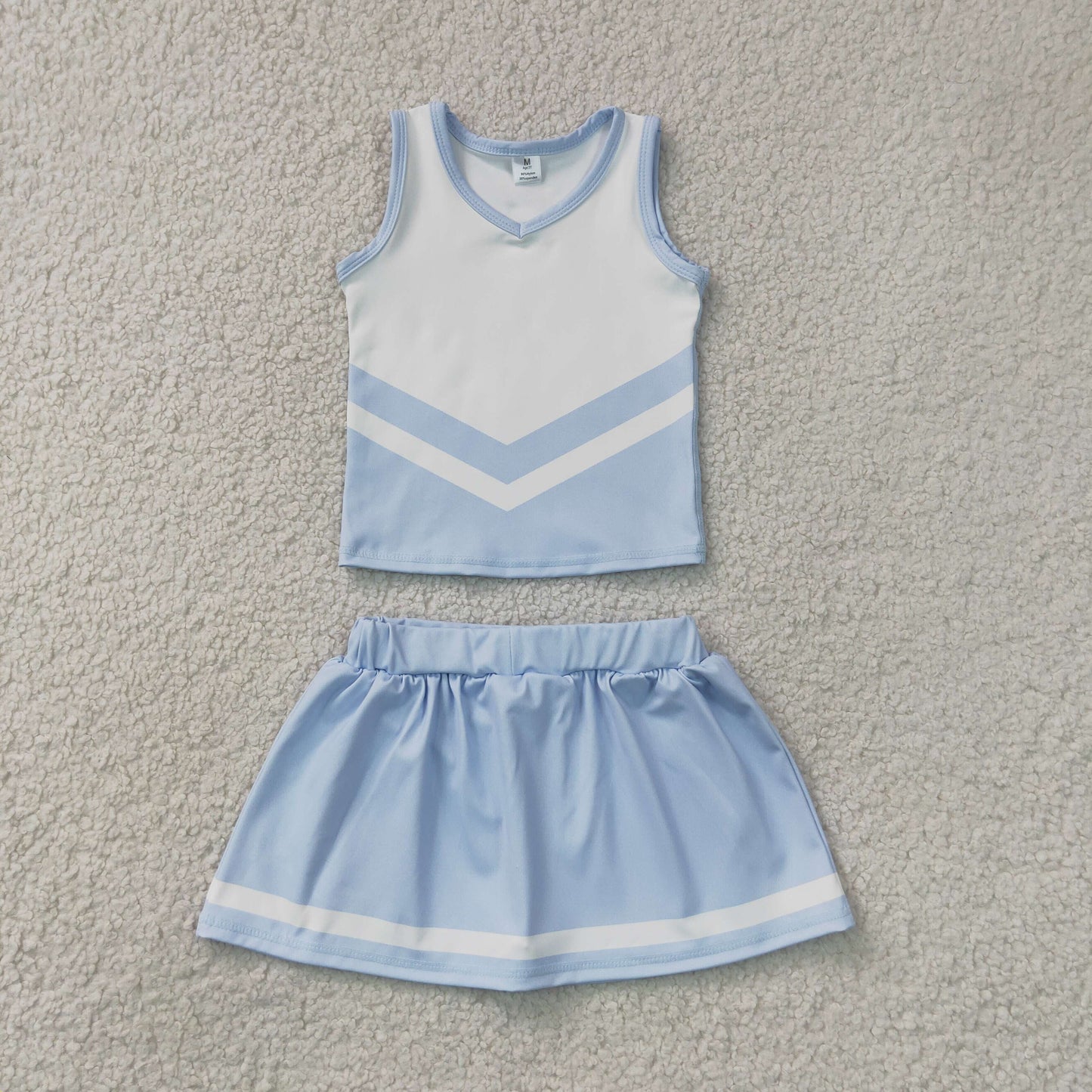 GSD4188  YOGA  BLUE T team skort girl outfit 202607 RTS