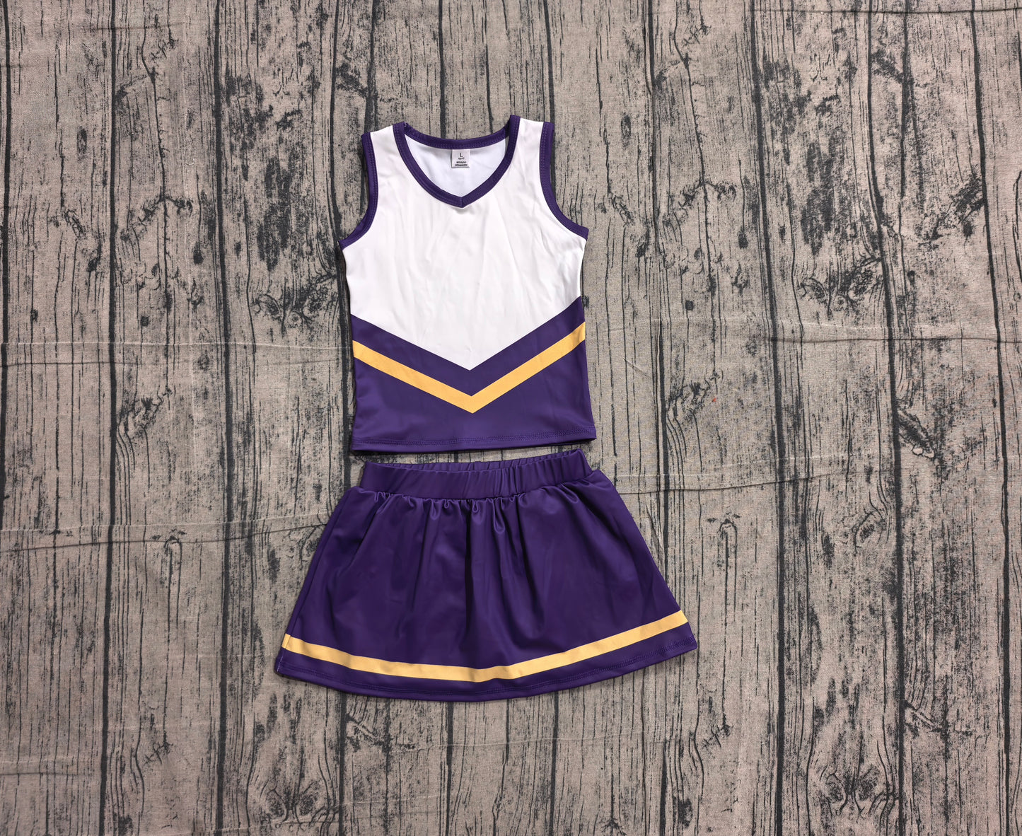 GSD4193 YOGA preorder purple yellow LSU TIGER T team skort girl outfit 202606