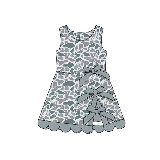 GSD4226 YOGA preorder camo bow scallop girl dress ruffle 202606