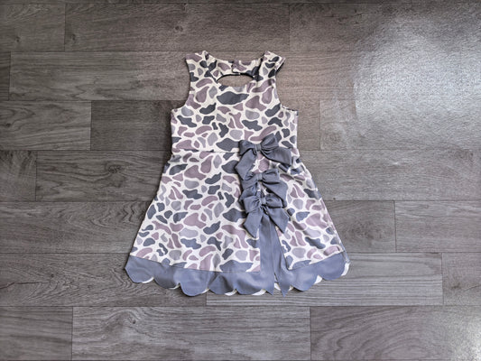 GSD4226 YOGA preorder camo bow scallop girl dress ruffle 202606