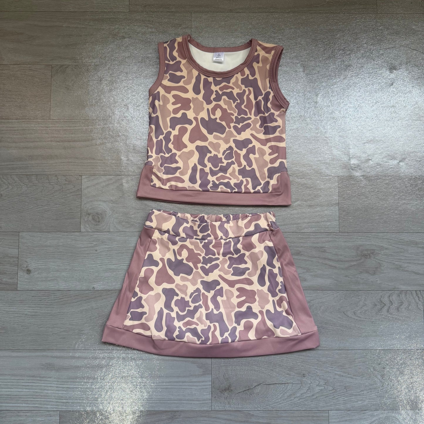 GSD4231 YOGA preorder camo skort girl outfit 202607