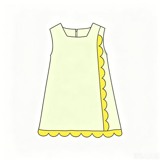 GSD4242  YOGA preorder  scallop girl dress ruffle 202619