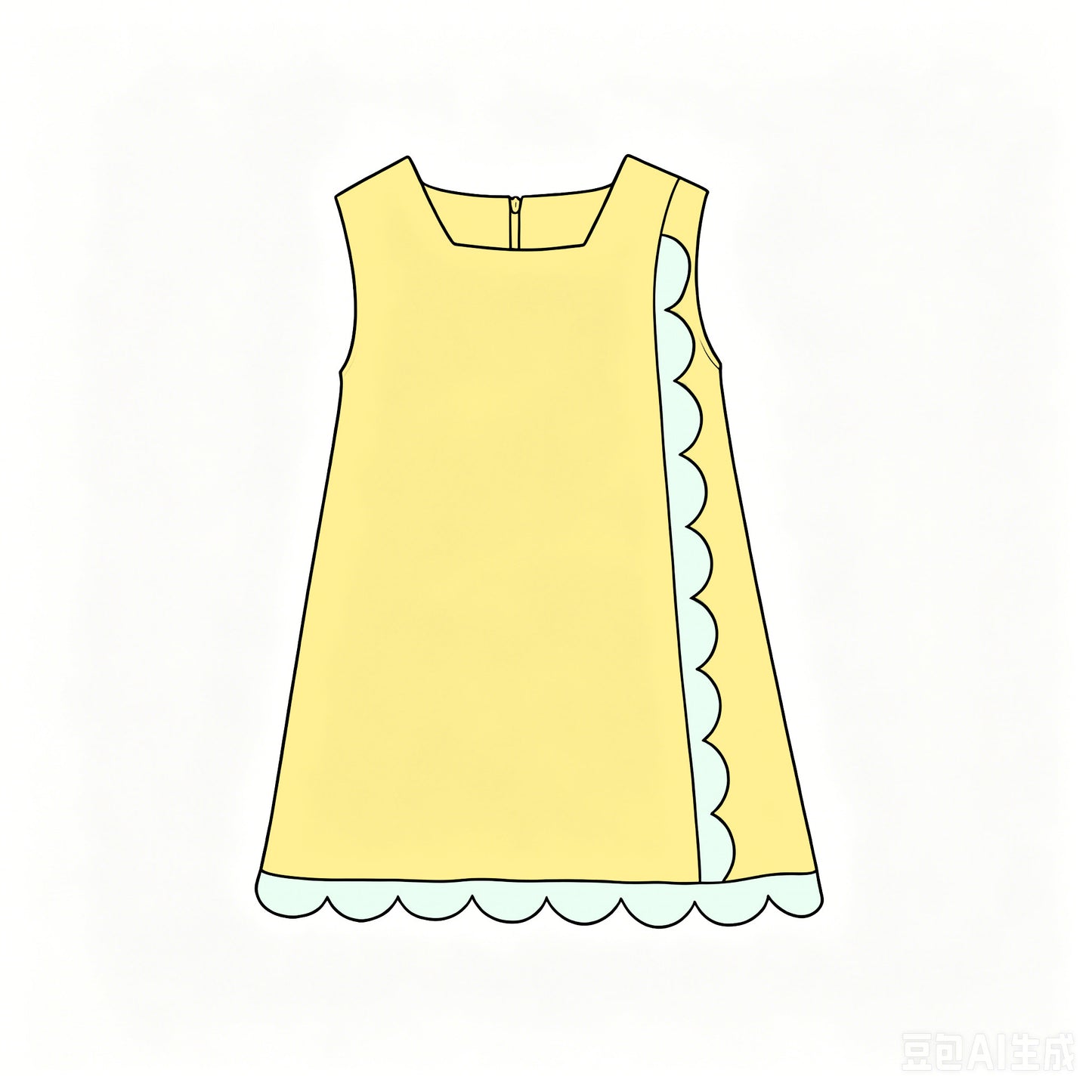 GSD4243 YOGA preorder  scallop girl dress ruffle 202619